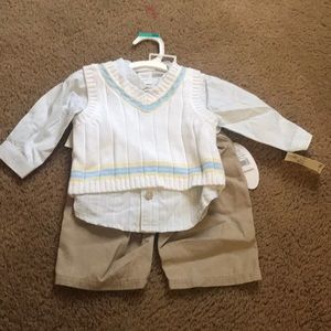 Boys size 3 months brand new 2 pc set